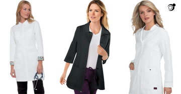 Medical scrub lab coats