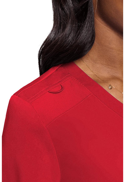 V-Neck Tuck In By Med Couture  XS-3XL / Red