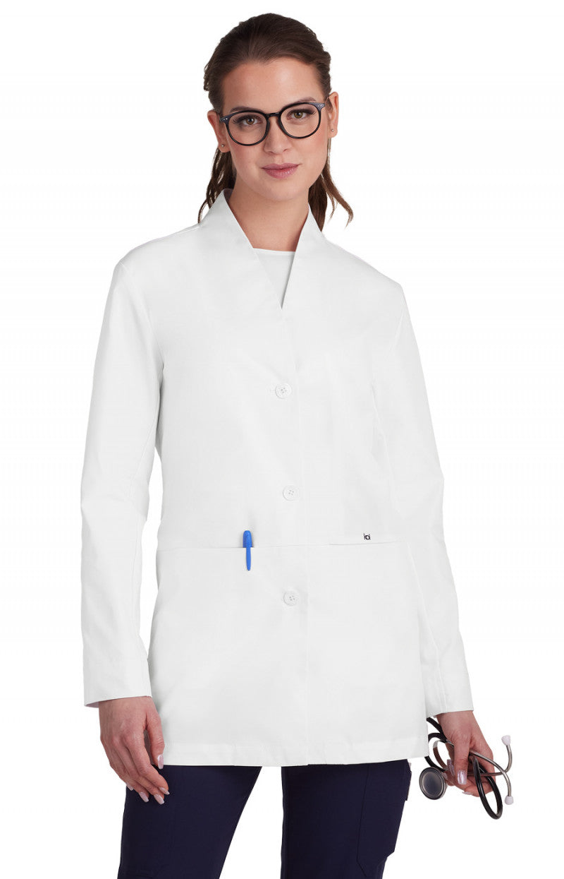 Care Lab Coat by KOI XXS-5X / White
