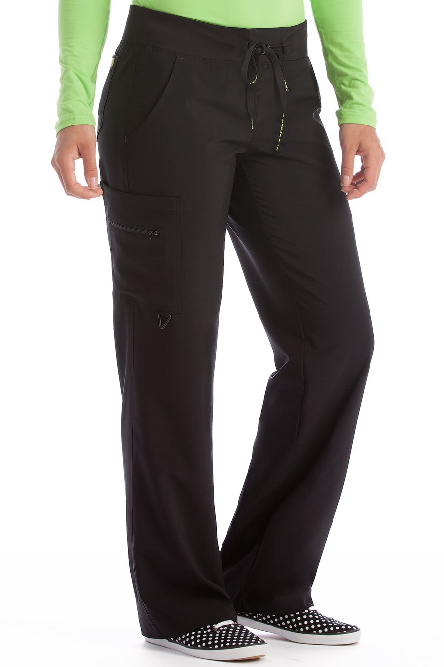 Yoga 1 Cargo Pocket Pants by Med Couture (Petite) XS-XL   / BLACK
