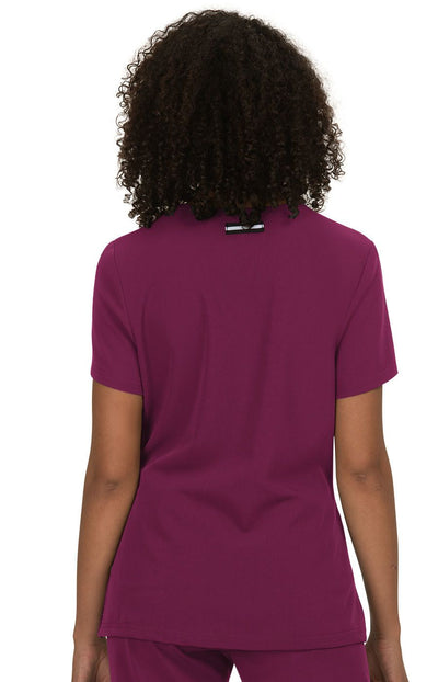 Back in Action top by KOI XXS-5XL /  Wine