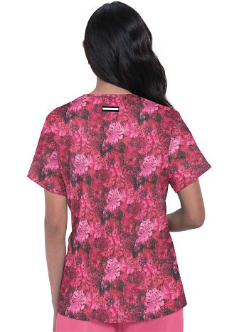 Early Energy Top by KOI XXS-3XL /  Floral Rose