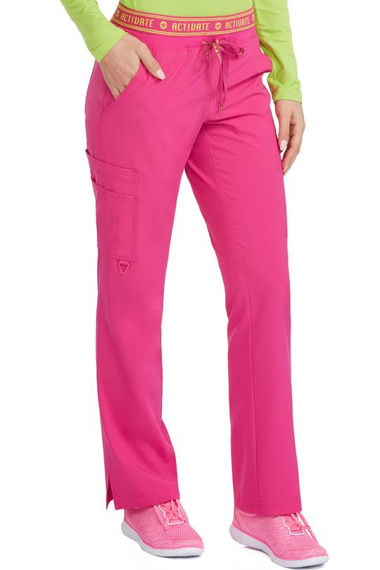 Yoga 2 Cargo Pocket Pant by Med Couture (Tall) XS-XL / Pink Punch