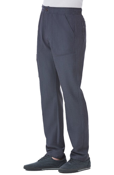 Men's Contrast Piping Cargo Pant by Maevn (Regular) XS-3XL /  HEATHER GREY