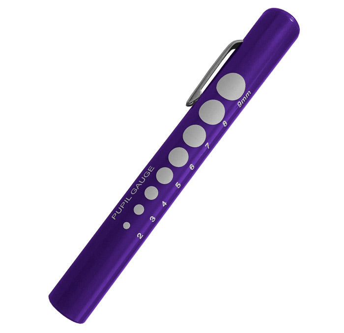 Pupil Gauge Disposable Penlight by Prestige  /  Purple