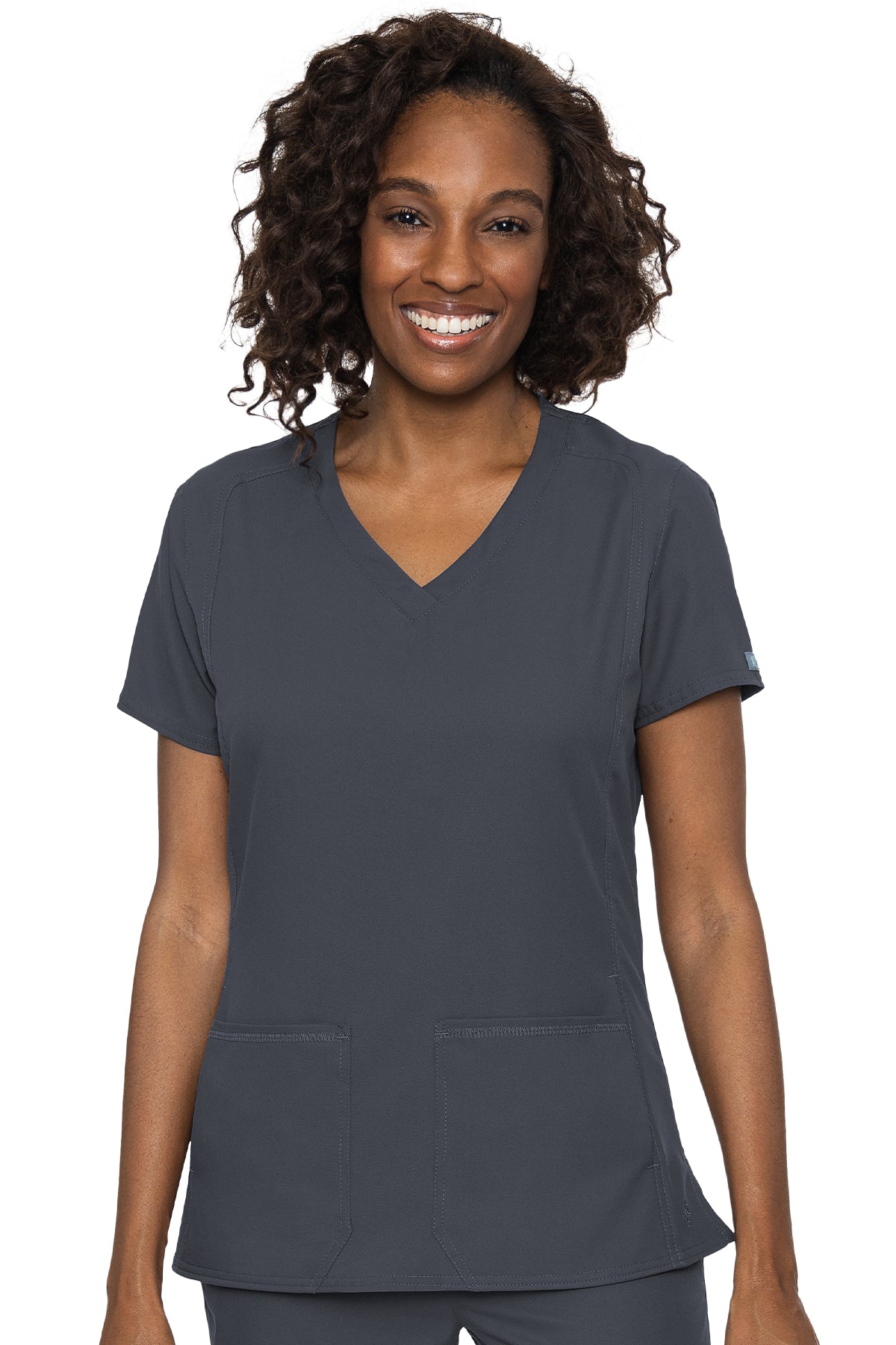 Side Pocket Top by Med Couture XS-3XL / Pewter