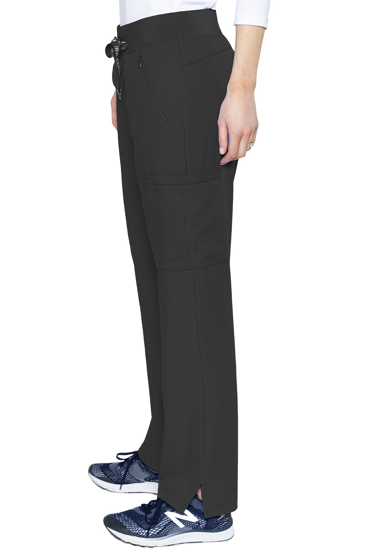 Zipper Pant Lightweight by Med Couture (Tall) XS-5XL / Black
