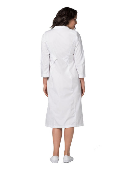 Double Embroidered Collar Dress by Adar 4-26 / White