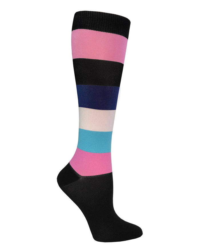 12" Premium Knit Compression Socks by Prestige / Block Party