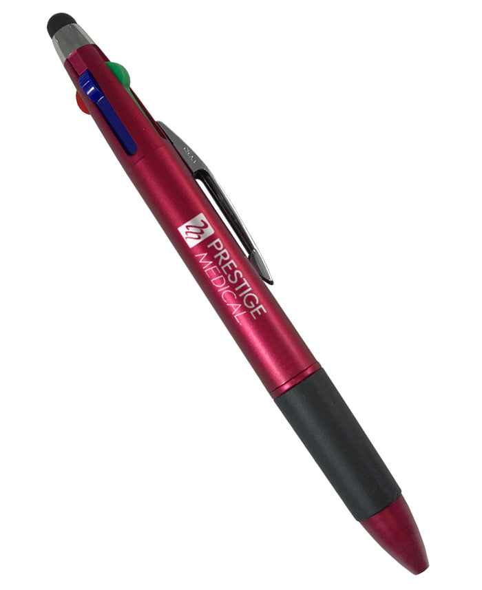 Deluxe 4-Color Chart Pens by Prestige/ Scarlet Red