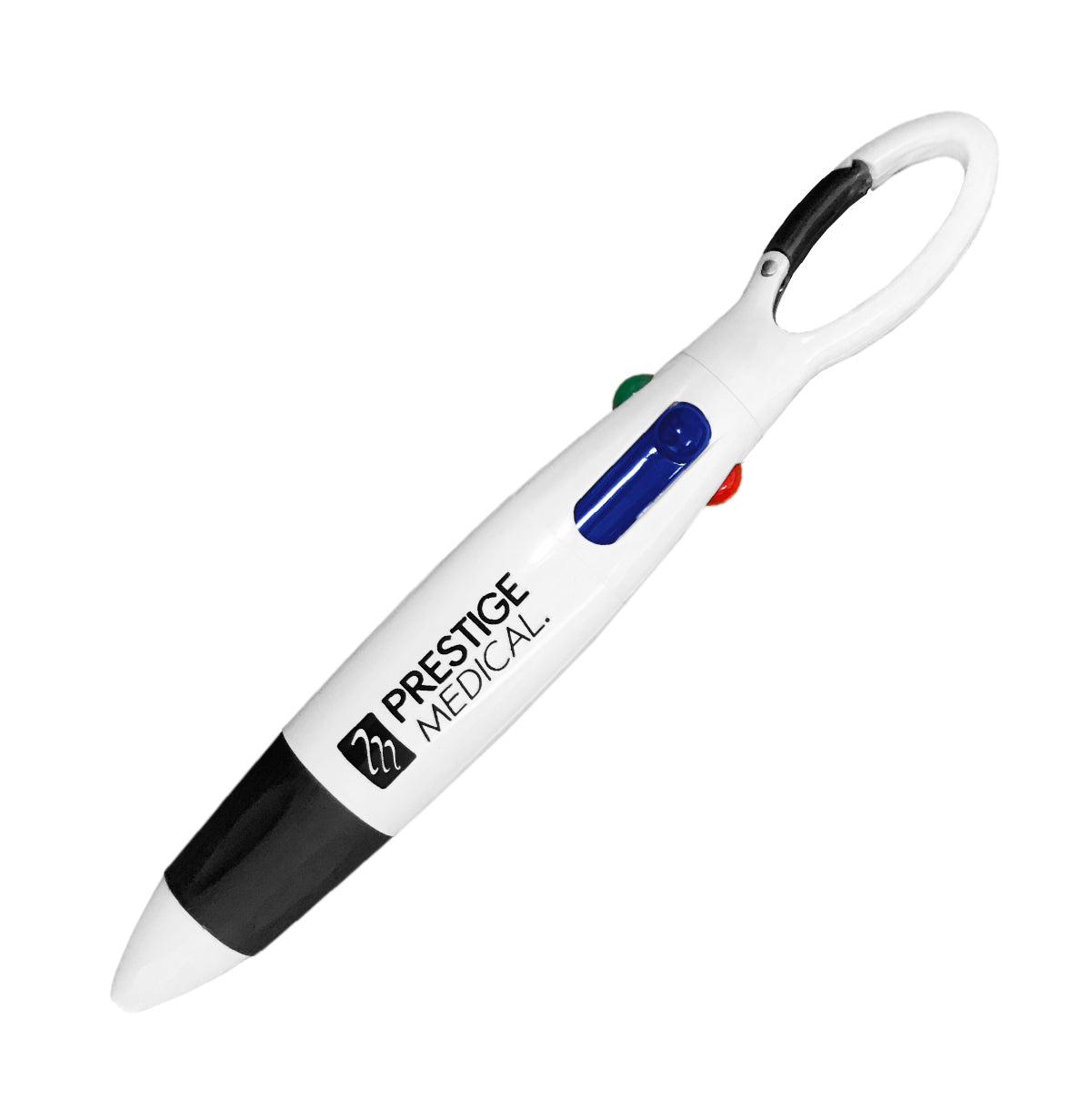 4-Color Carabiner Pen by Prestige/ Black
