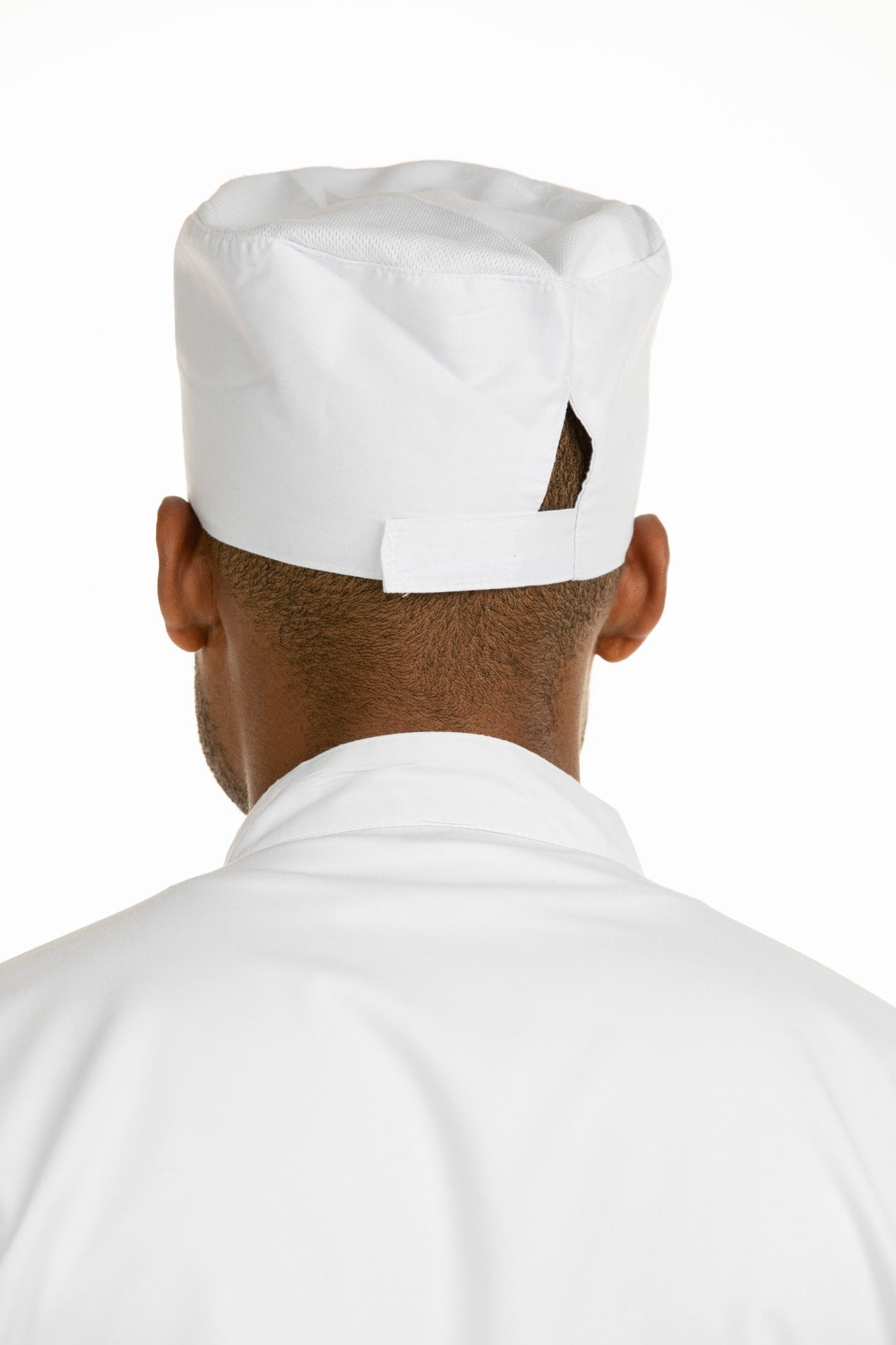 Lawrence - Unisex Chef Beanie W/ Mesh By MediChic / White
