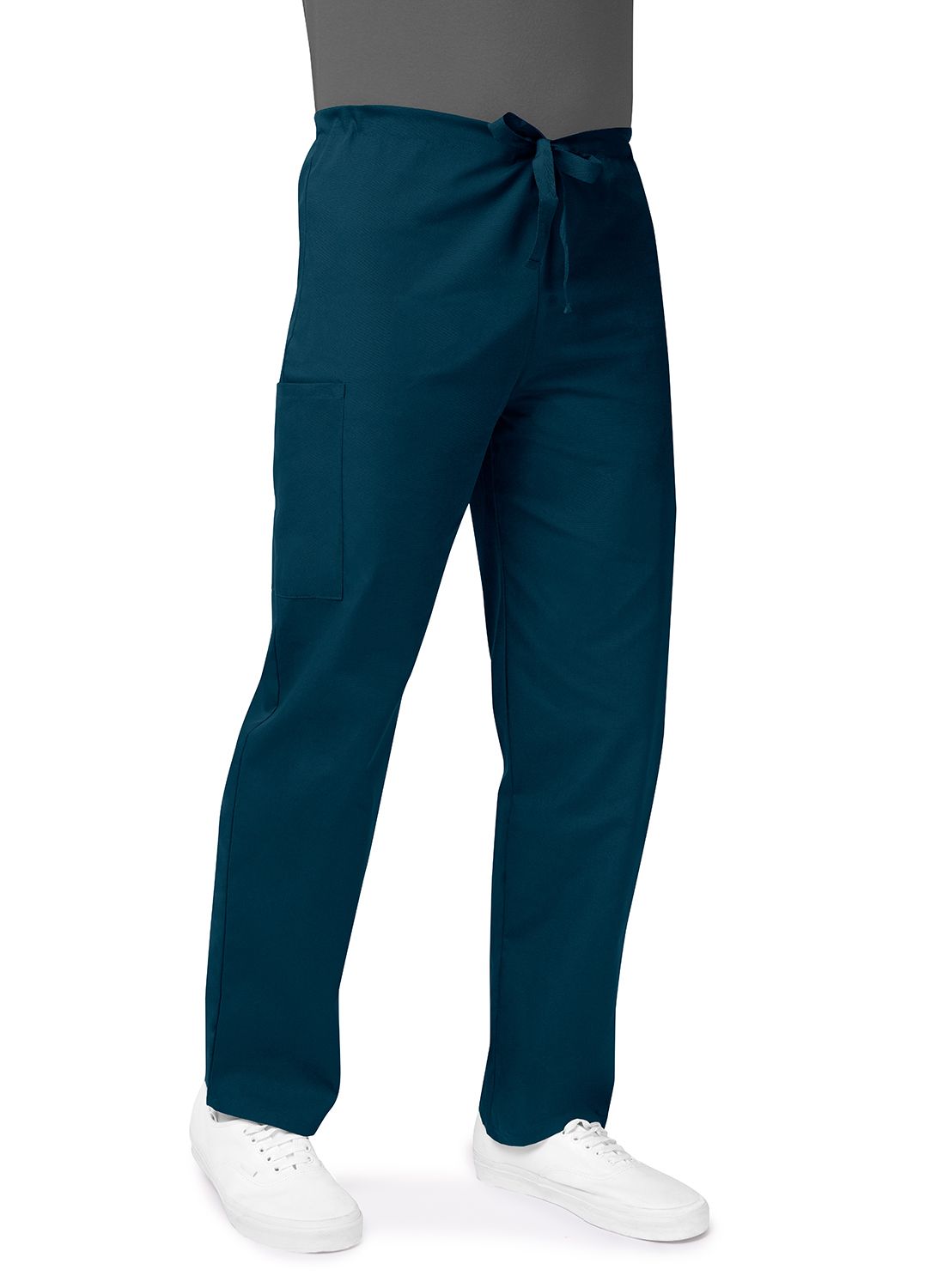 Unisex Drawstring Pants by Adar XS-5X / Caribbean Blue