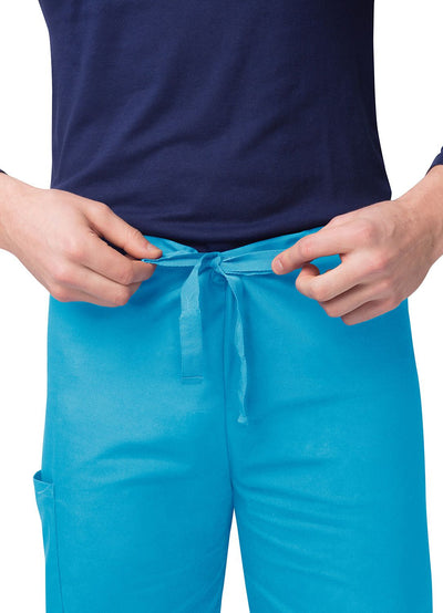 Unisex Drawstring Pants by Adar XS-5X / Turquoise