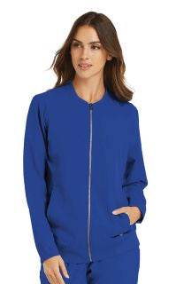 Womens Warm-up Zip Jacket by Maevn XS-3XL  Royal Blue