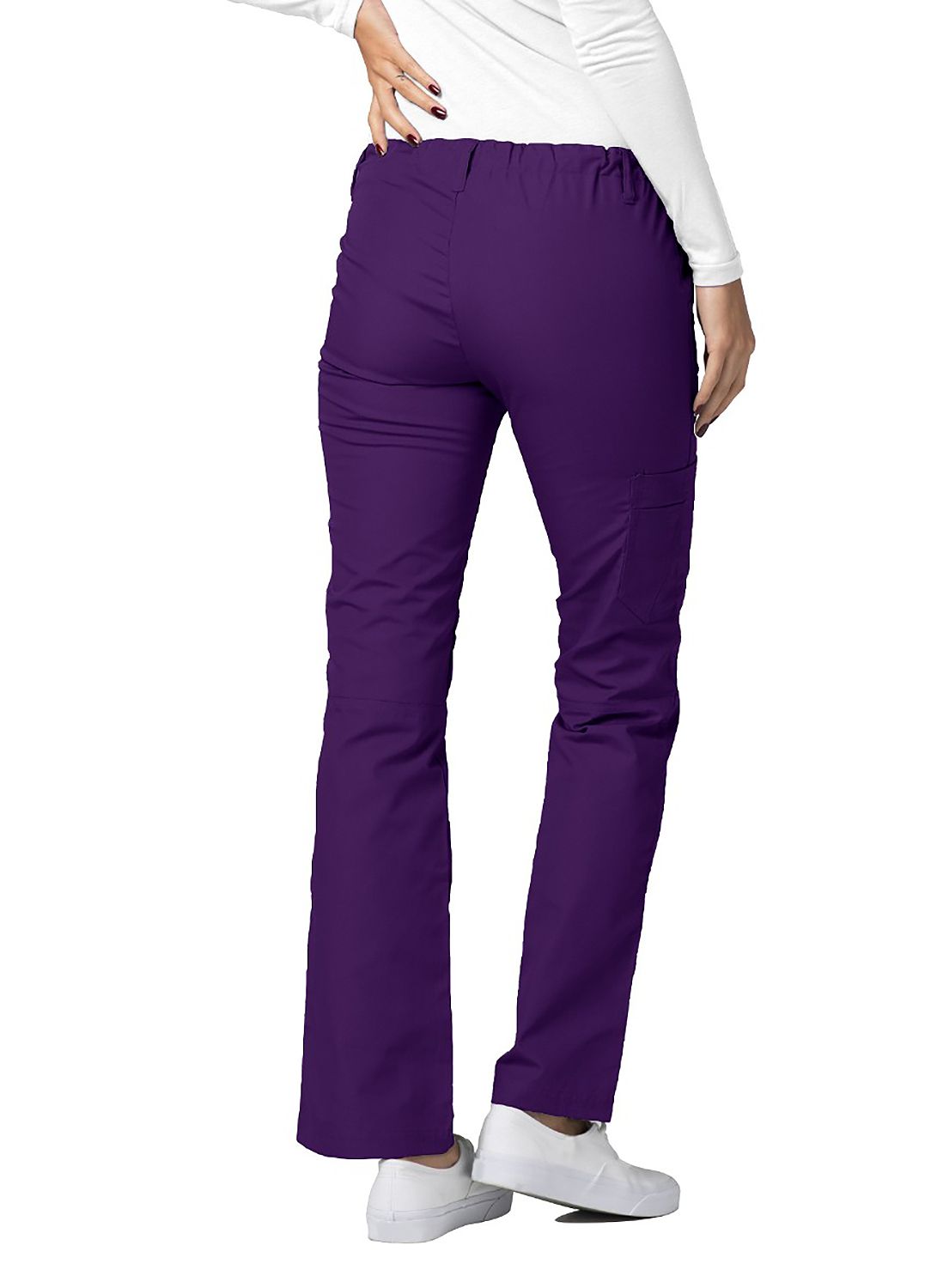 Low-Rise Drawstring Pants by AdarXS-3XL  / Purple