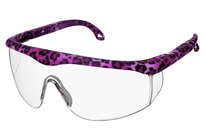 Printed Full-Frame Adjustable Eyewear  by Prestige /  Leopard Print Purple