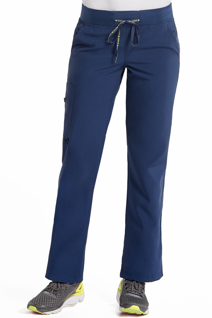 Yoga 1 Cargo Pocket Pants by Med Couture (Tall) XS-XL / NAVY