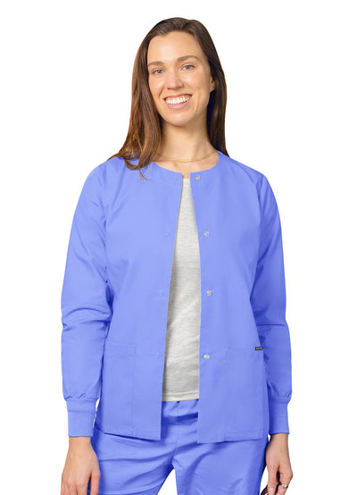 Workwear Scrubs Jacket by Adar XXS-5XL /  Ceil Blue