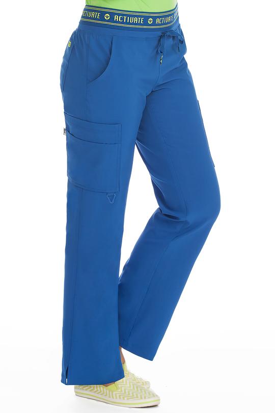 Yoga 2 Cargo Pocket Pant by Med Couture (Tall) XS-XL / Royal Blue