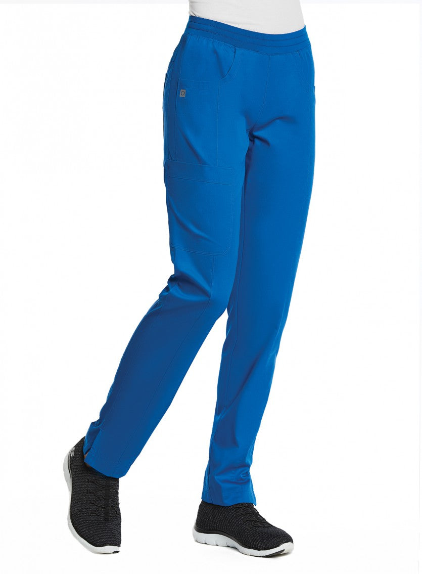 Sporty & Comfy Full Elastic Waist Pant By Maevn XS-3XL  / Royal Blue
