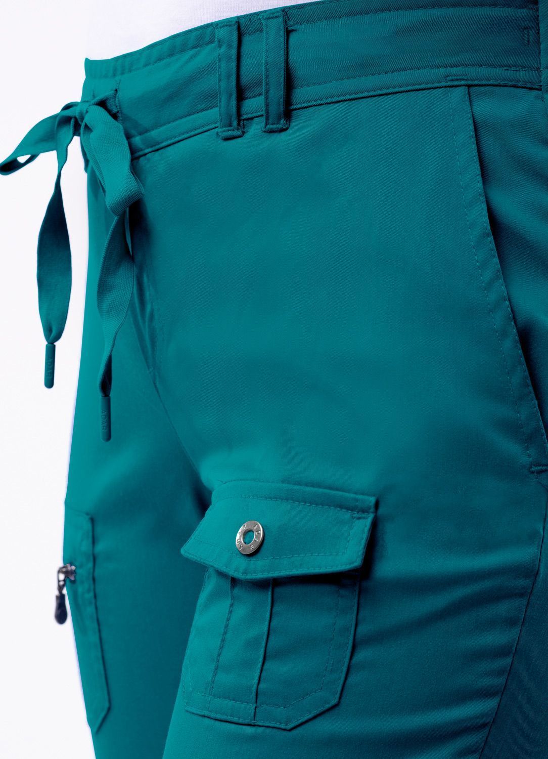 Slim Fit 6 Pocket Scrubs Pant by Adar (Petite) XXS-3XL / ROYAL BLUE