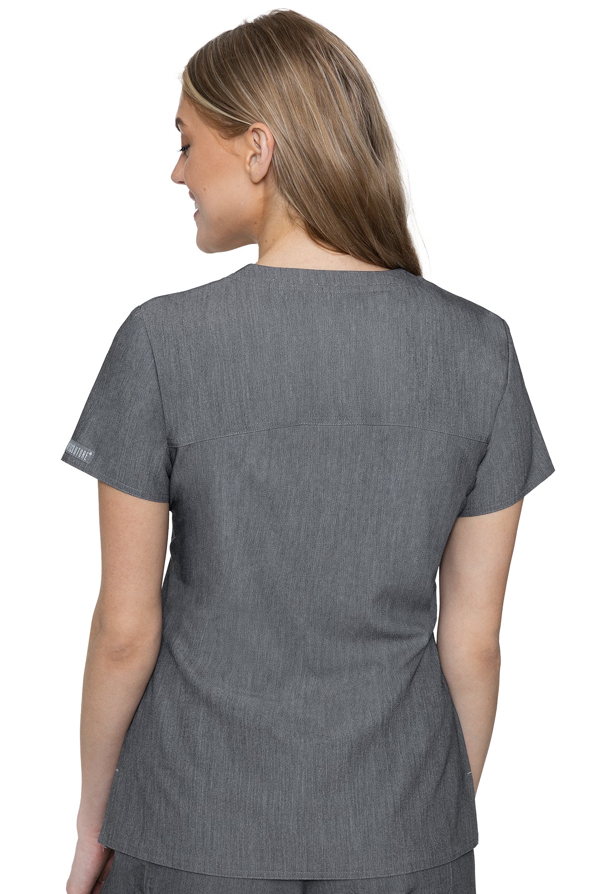 V-Neck Tuck In By Med Couture  XS-3XL / Slate