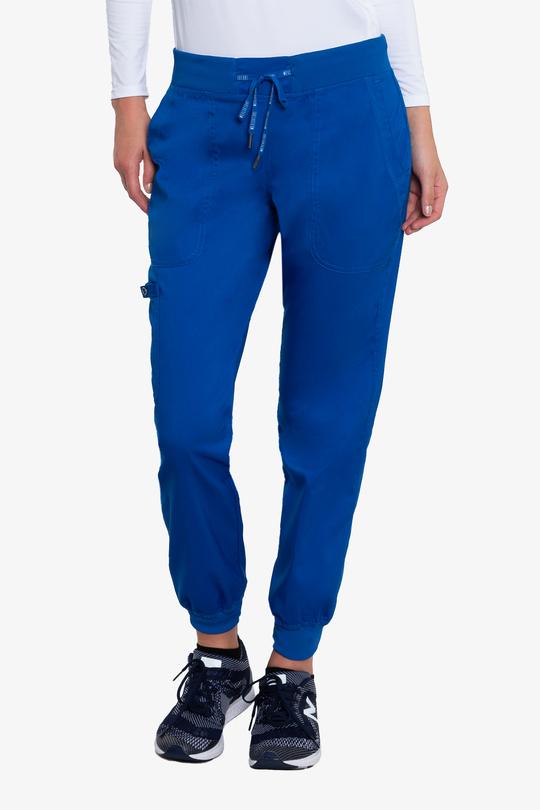 Jogger Yoga Scrubs Pants (Petite) by Med Couture  XS-XL / ROYAL BLUE