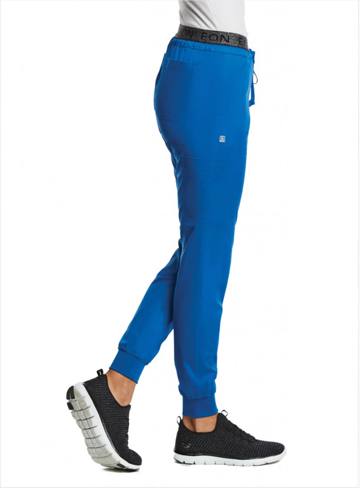 Sporty Full Elastic Logo Waist Jogger Pant by Maevn XS-3XL / Royal Blue