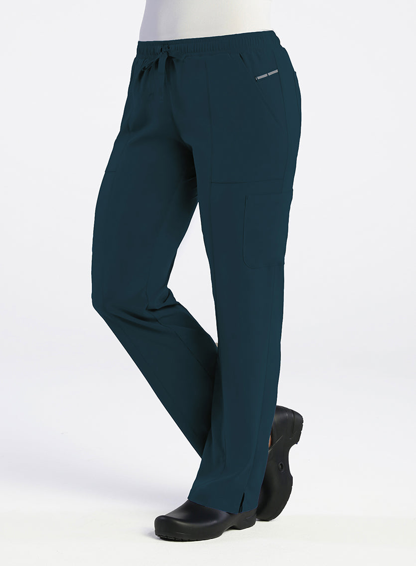 Ladies Reflective Tapered Pant by Maevn  XXS-3XL  / Caribbean Blue