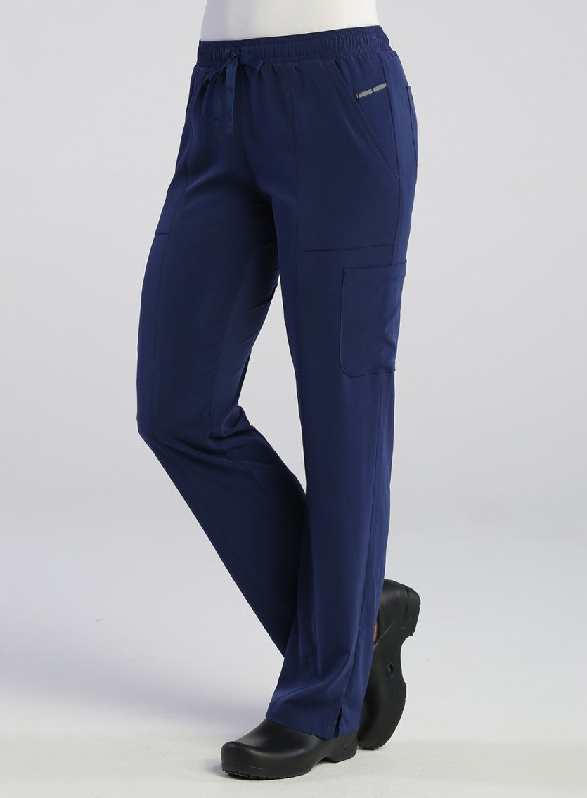 Ladies Reflective Tapered Pant by Maevn  XXS-3XL  / Navy
