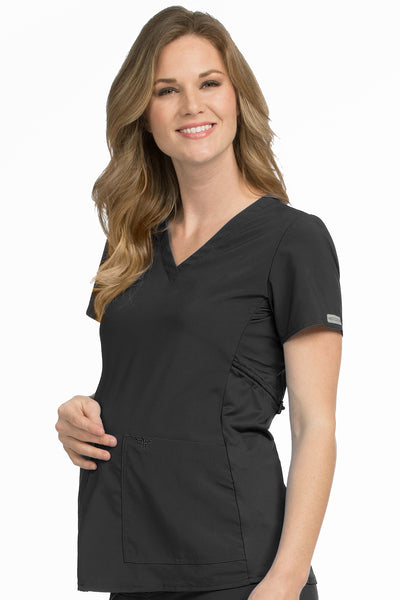 Maternity Scrub Top by Med Couture XS-3XL / Black