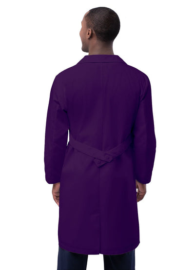 Unisex 39" Lab Coat With Inner Pockets by Adar Size 34 to 54 / Purple