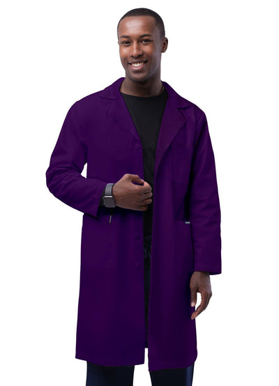 Unisex 39" Lab Coat With Inner Pockets by Adar Size 34 to 54 / Purple
