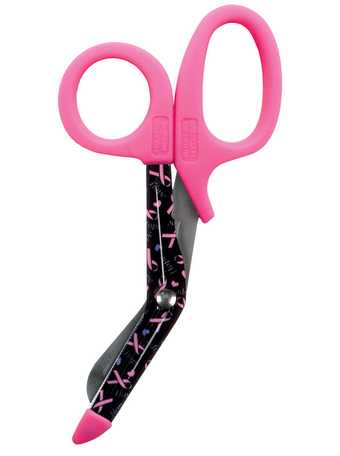 5.5" StyleMate Utility Scissor  by Prestige / Pink Ribbons Black