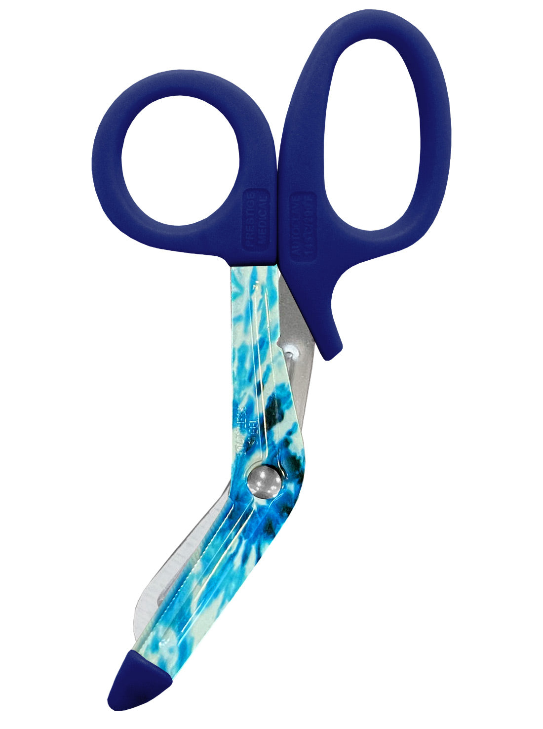 5.5" StyleMate Utility Scissor  by Prestige / Tie Dye Cool Blue