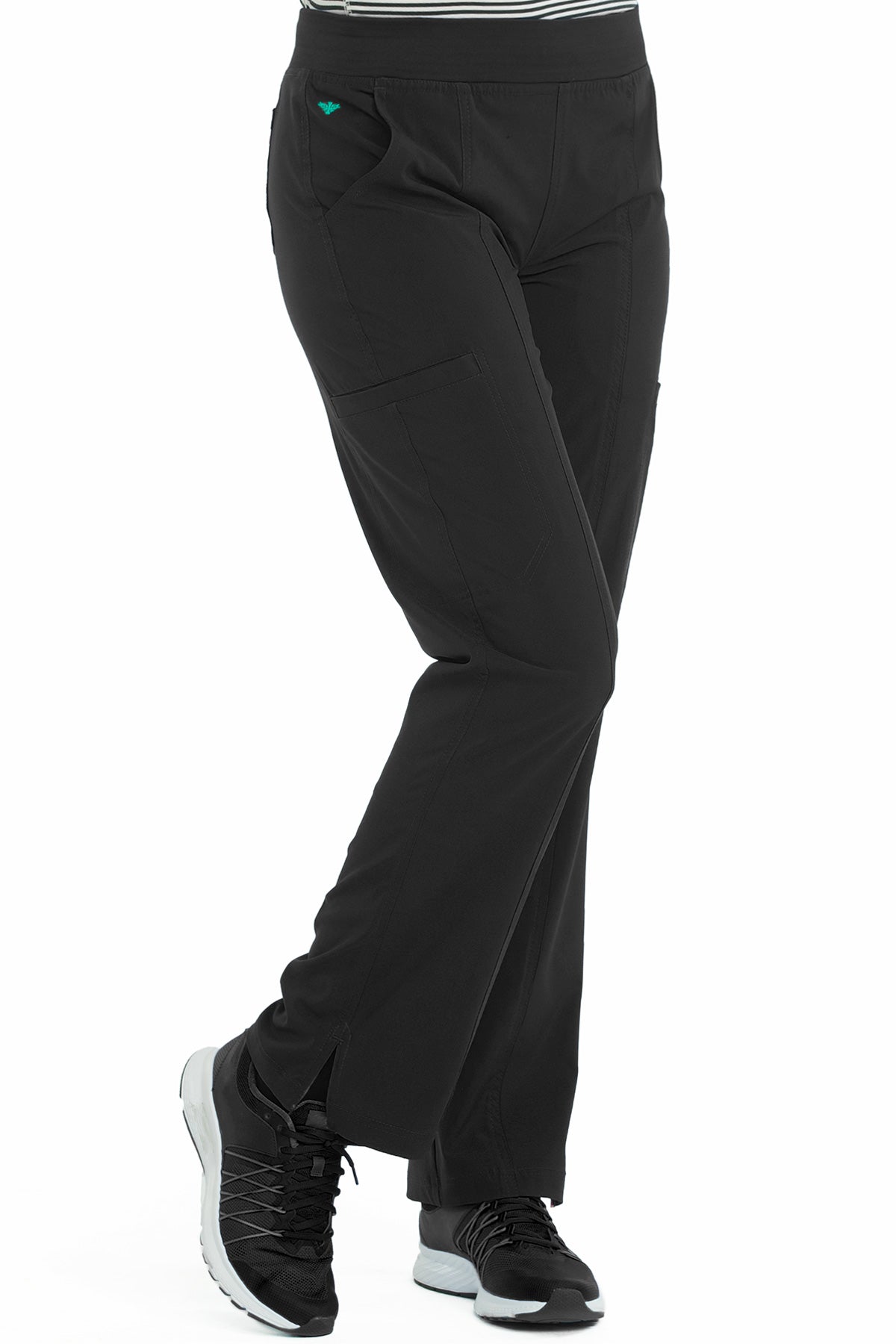 Yoga 2 Cargo Pocket Pant by Med Couture (Petite) XS-5XL / Black