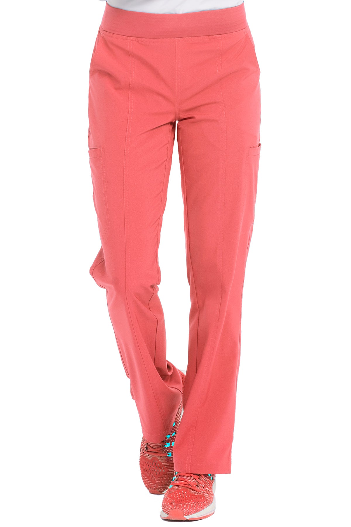 Yoga 2 Cargo Pocket Pant by Med Couture (Tall) XS-5XL / Coral