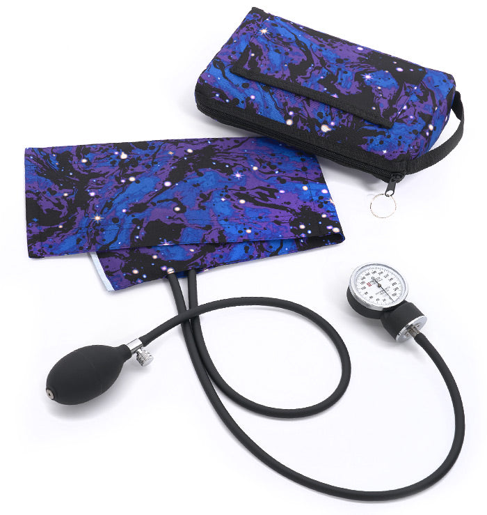 Premium Aneroid Sphygmomanometer with Carry Case by Prestige /  Galaxy Blue