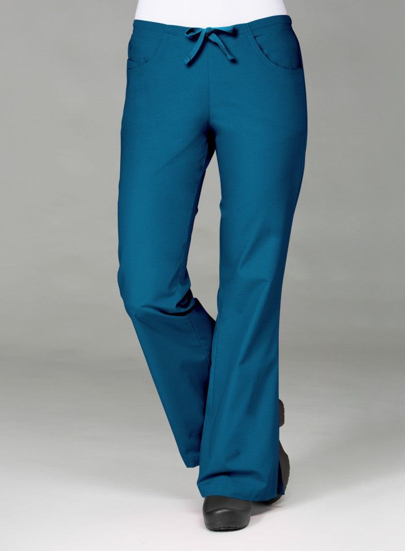 Classic Flare Pant By Maevn (Petite) XS - 3XL - Caribbean Blue