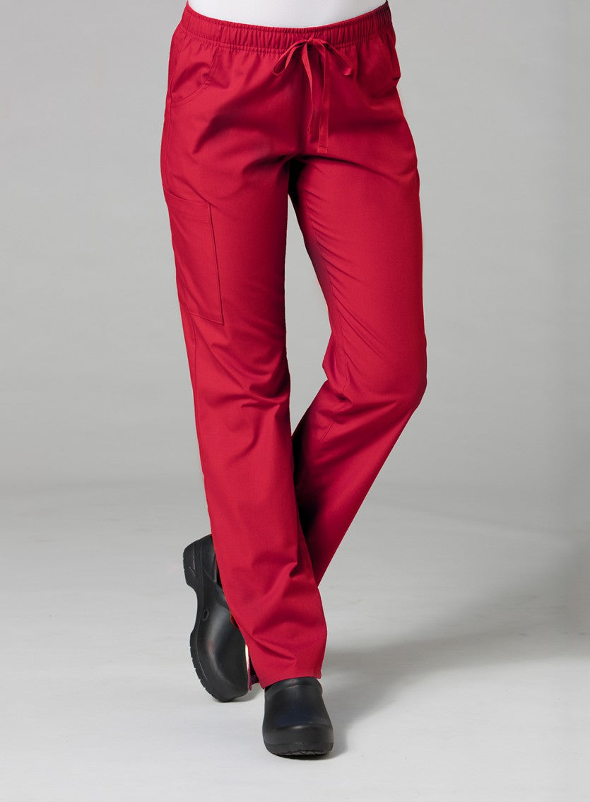 Full Elastic Cargo Pant XXS-5XL BY Maevn  / Red