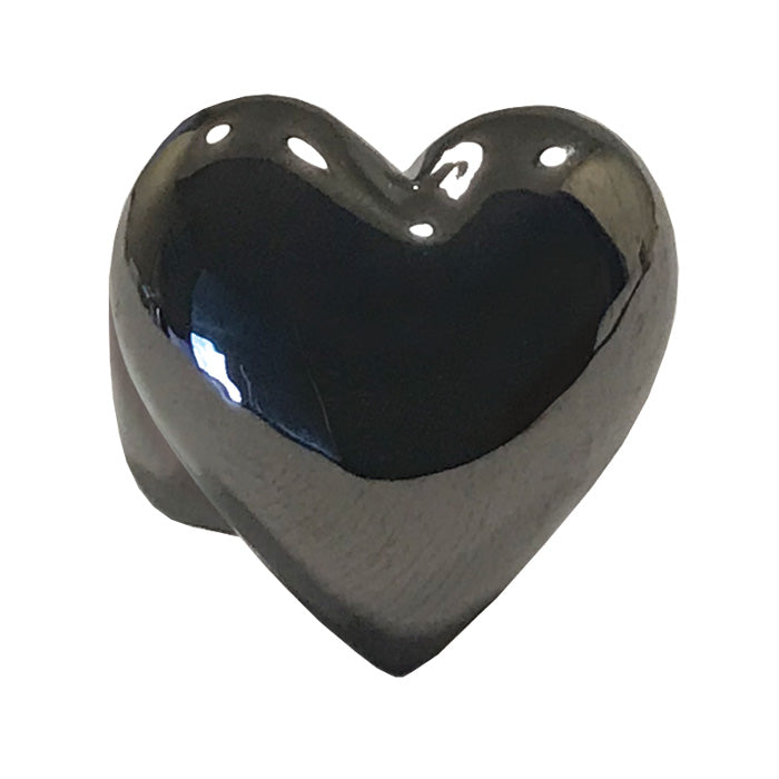 3D Stethoscope Jewelry by Prestige/ Heart - Black
