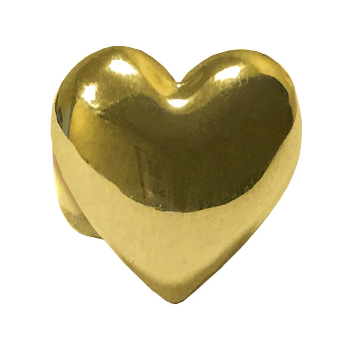 3D Stethoscope Jewelry by Prestige/ Heart - Gold