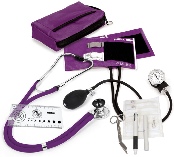 Aneroid Sphygmomanometer / Sprague-Rappaport Nurse Kit by Prestige0  /  Purple