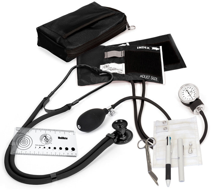 Aneroid Sphygmomanometer / Sprague-Rappaport Nurse Kit by Prestige0  /  Stealth / Black