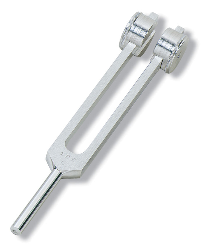 128Hz Frequency Tuning Fork with Weights by Prestige