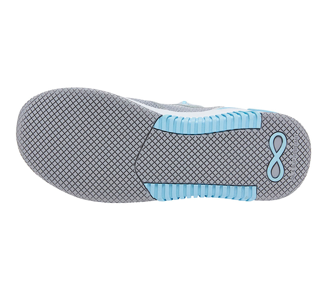Infinity Footwear Dart in Microchip/Sky Blue (Wide)