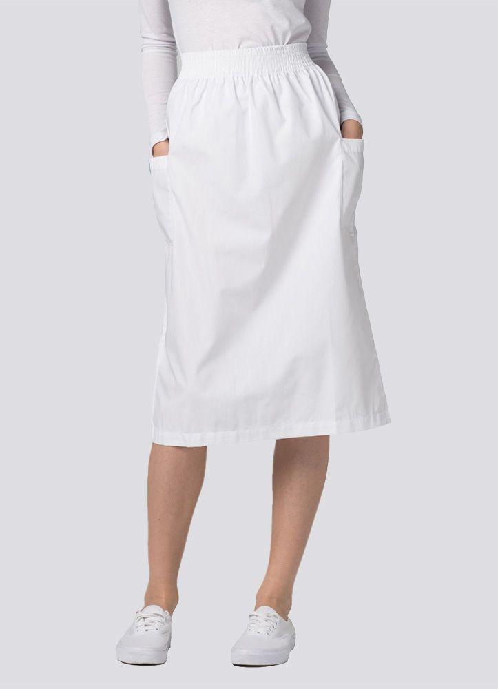 A-Line Patch Cargo Pocket Skirt By Adar XXS-5XL/White