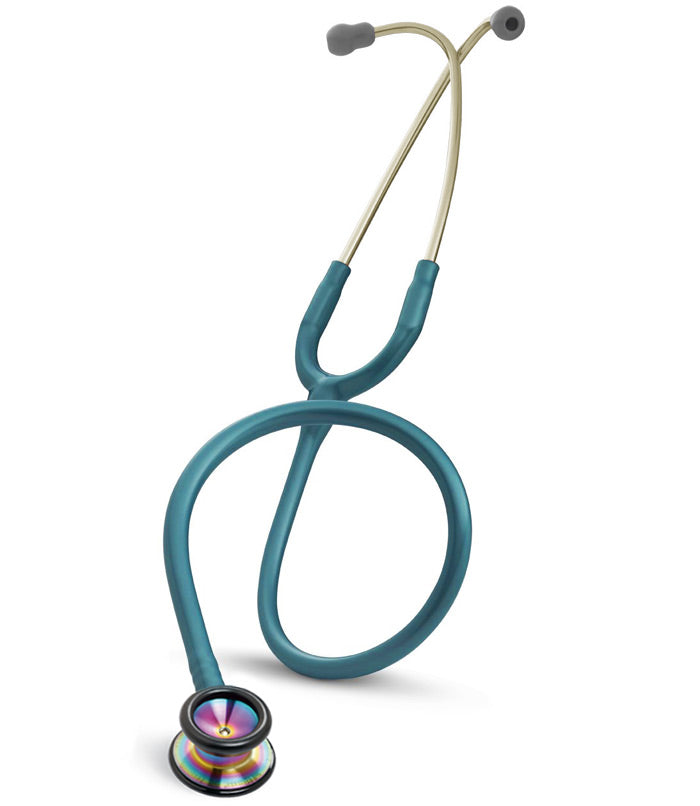 3M Littmann Classic II Pediatric Stethoscope   /  Caribbean Blue / Rainbow