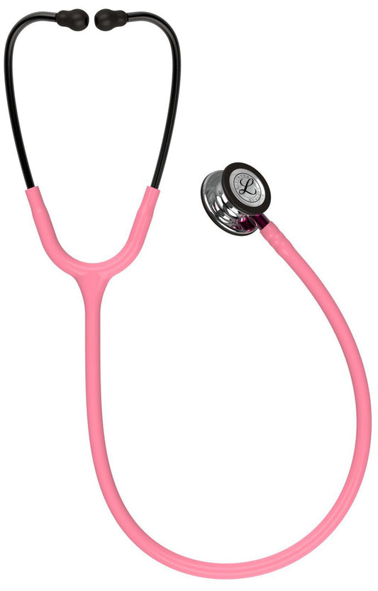 3M™ Littmann® Classic III™ Stethoscope / Pearl Pink Tube / Mirror Chestpiece / Pink Stem / Smoke Headset
